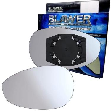 Imagem de 97125 - Vidro Espelho Retrovisor Lado Esquerdo Com Base Punto 2007 a 2014 - Blawer