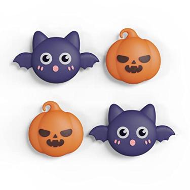 Imagem de playvital Capas Para Joysticks Nintendo Switch, Manoplas Do Switch Lite, Capa Analógica Joystick Oled - Morcego De Abóbora Halloween