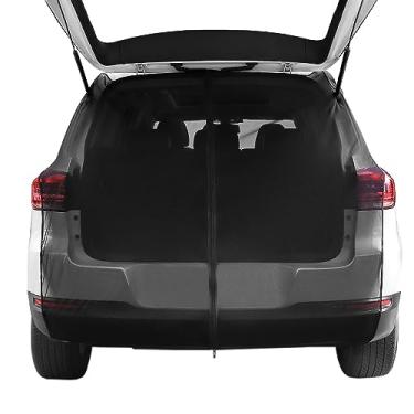 Imagem de Rede de acampamento de carro acessórios de carro malha respirável tenda magnética para carro proteção solar UV ventilação proteção privacidade porta traseira mosquiteiro para SUV MPV (GG)