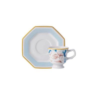 Imagem de Xicara Café Com Pires 60ml Porcelana Schmidt - Dec. Jerico 2393, 2393,