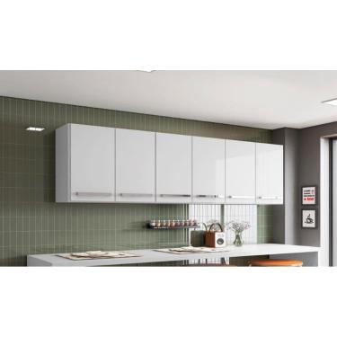 Imagem de Armario Aereo de Parede Maldivas Branco Bela Casa