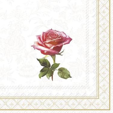 Imagem de Guardanapo para Decoupage Ihr 33x33 Rosa Elegante C/ 2 Unidades - GUAR