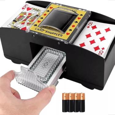 Imagem de Embaralhador de Cartas para até 2 Baralhos + 4 Pilhas
