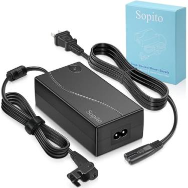 Imagem de Sopito Fonte de alimentação reclinável universal 29V 2A adaptador CA/CC 100-240V com cabo de alimentação mais longo, transformador de comutação de 2 pinos, peça de substituição para sofá reclinável