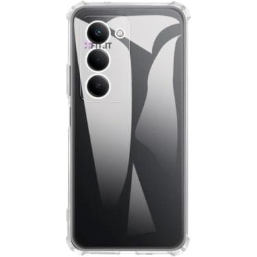 Imagem de Capa TPU FIT IT Anti Impacto para Xiaomi Redmi 15, Transparente, Proteção Reforçada Laterais e Câmera