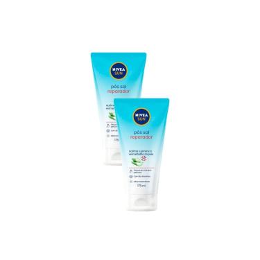 Imagem de Kit 2 Gel Pós Sol Nivea Sun Reparador 175ml