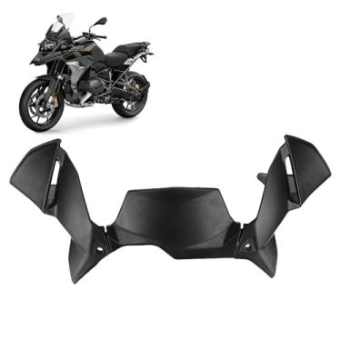 Imagem de Jiawu Cockpit Fairing Guard Capa Painel de Defletor de para R1250GS LC R1250GS ADV 2018-2023, Defletor de de Forkshield Uplafraft, Acessórios para Motocicletas (Preto)