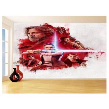 Imagem de Papel De Parede 3D Star Wars Guerra Nas Estrelas 3,5M Stw14