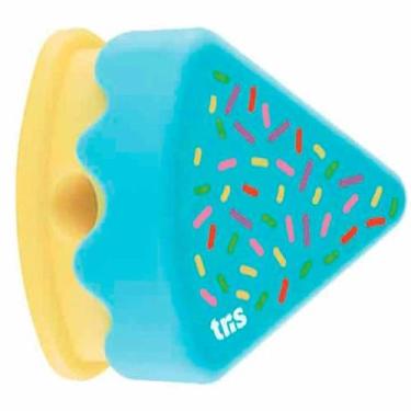 Imagem de Apontador Escolar Tris Holic Cake c/ Depósito: Formato Bolo Fofo, Azul