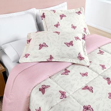 Imagem de Kit Edredom Casal King - Edredom De AlgodãO Premium(543 - Borboletas)