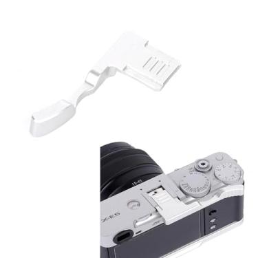 Imagem de SZZCNOX Punho de polegar para cima de metal para câmera Fujifilm Fuji X-E5, apoio de polegar para cima XE5, aderência de dedo antiderrapante, suporte de polegar para sapata quente, aderência