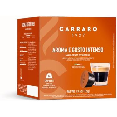 Imagem de Cafe Capsula Aroma Gusto Intenso Carraro 1927-16 cápuslas - 112g