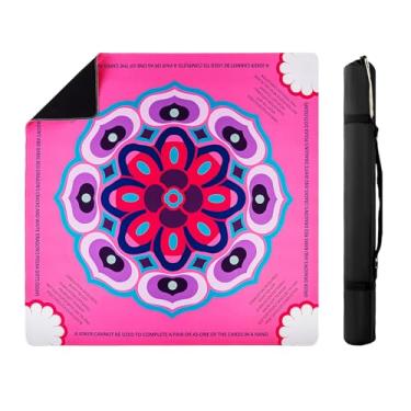 Imagem de Mahjong Mat, 32" x 32" Anti-Slip Noise Reduction Mahjong Mat for Table, Table Cover for Mahjong, Poker, Board Games, Card Games, Tile Games, Dominoes