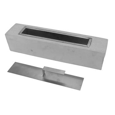 Imagem de Mingzhe Álcool Lareira Cimento Aço Inoxidável Efeito Real Aquecedor Aconchegante Calor de Inverno Decoração de Casa