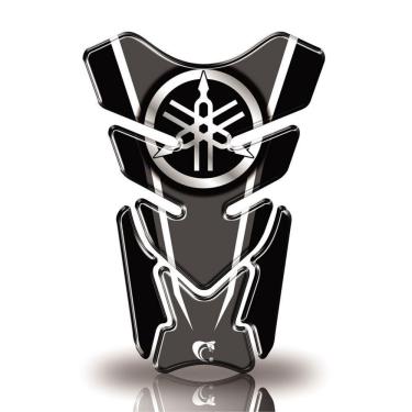 Imagem de Protetor De Tanque Adesivo Moto Factor Fazer Xj6 Yamaha Diapasão Preto Cinza