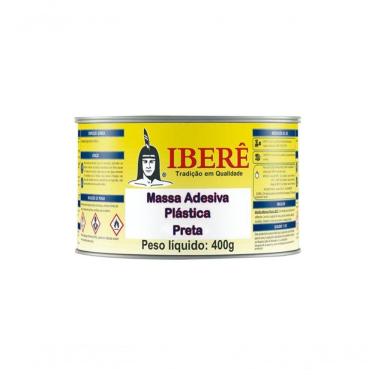 Imagem de Adesivo Plast Past Ibere 400G Preta (Massa Plastica)