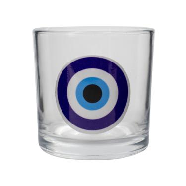Imagem de Copo de Whisky Vidro Olho Grego 300 ml