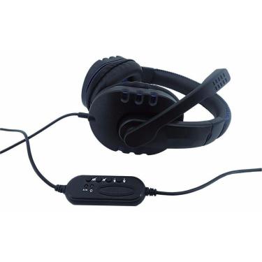 Imagem de Fone Ouvido Headset Gamer Pc Playstation Ps4 Ps3 Jogo e Chat Kp-359 Azul