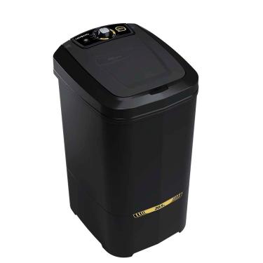 Imagem de Tanquinho Newmaq 20,5 Kg com Lavagem por Turbilhonamento e Timer 9 Programas Preto 110V