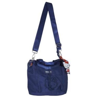 Imagem de Bolsa Hello Kitty Semax Saco Chaveiro Transversal HK26081, Azul
