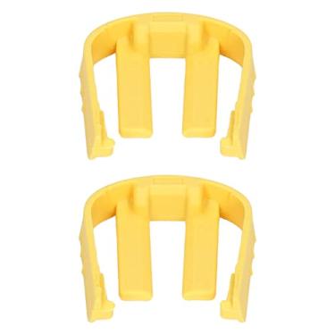 Imagem de 2 peças de braçadeira/suporte de arruela de carro leve conector rápido para K2, máquina de lavar peça de substituição C prática, lavagem adequada (amarelo) nan jardinagem