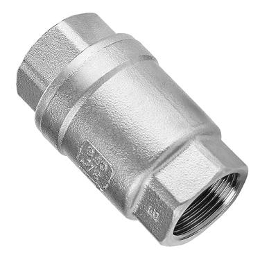 Imagem de Generic Válvula de Retenção de Mola de Aço Inoxidável WOG 1000 para Eletricidade de Produtos Químicos de Petróleo, Válvula Vertical Em Linha de 3/4"