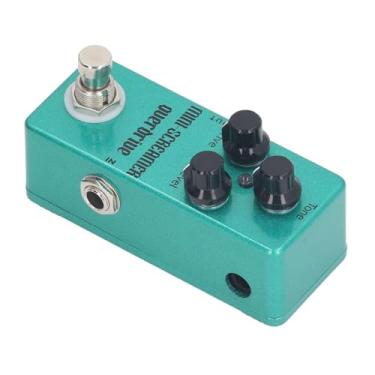 Imagem de RiToEasysports Pedal de Guitarra, Liga de Alumínio 1/4 Polegada Mono Jack Overdrive Efeito Pedal Com Botões de Controle de Tom de Nível de Unidade para Baixo de Guitarra Elétrica