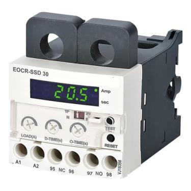 Imagem de EOCR-SSD Digital Electronic Overload Relay Motor Protector Thermal Overload Relay 1Pcs(Un 220VAC,3-30A)