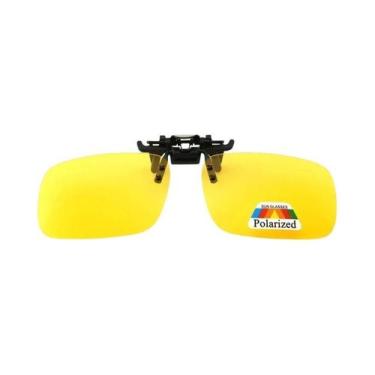 Imagem de Óculos De Sol Polarizados Clip-On Em 4 Cores UV 380 Lentes Cinzas Visã