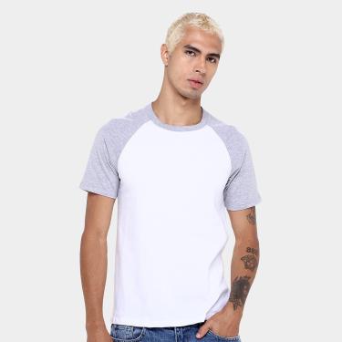Imagem de Kit Camiseta Básicos Raglan  2 Peças Masculina-Masculino
