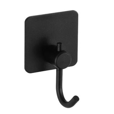 Imagem de NevStp Ganchos de parede adesivos montados para chave de porta casaco de pano de banheiro cabide de roupão de cozinha rack prateleira gancho de bolsa, FBK1PCS