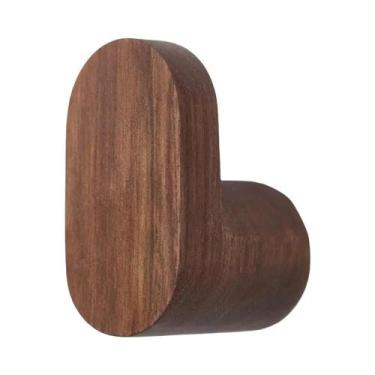 Imagem de Suporte De Chaves Moderno De Madeira Montado Na Parede, Gancho Decorat