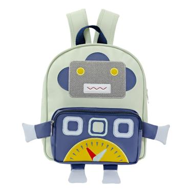 Imagem de Mochila Infantil Robô Cinza - Batistela Baby