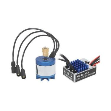 Imagem de Kit De Motor Brushless E ESC Para Carro RC Crawler 1/12 2322 2600KV 28