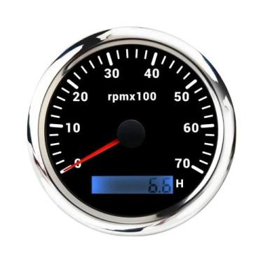 Imagem de Tacômetro LCD De 85MM Com Luz De Fundo LED Para Barco E Carro, Medidor