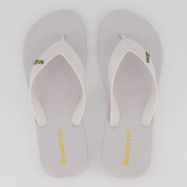 Imagem de Chinelo Reserva Trancoso Logo Branco-Masculino