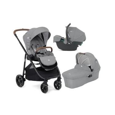 Imagem de Carrinho de Bebê Versatrax E Travel System Trio Pebble Cinza - Joie