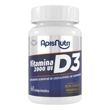 Imagem de Vitamina D3 2000ui 60 Comp - APISNUTRI