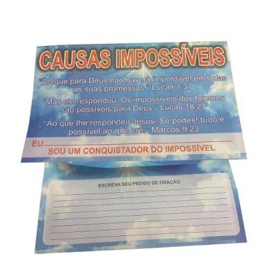 Imagem de Envelope Causas Impossíveis Colado - 100 Unidades - no-brand