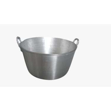 Imagem de Tacho De Alumínio Fundido batido No80 55x32 Fundo oval 56 Litros - Eli