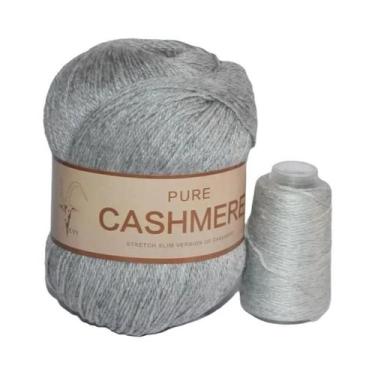 Imagem de Fio De Lã Cashmere Para Tricô De Cachecol De Bebê 70g - Fio Para Croch