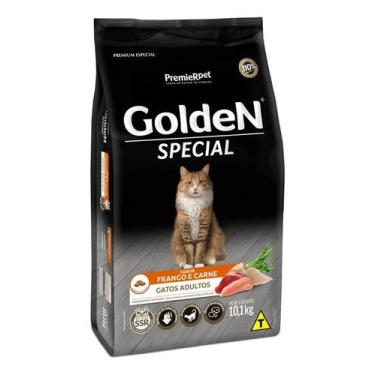 Imagem de Ração Golden Special Gatos Adultos Frango E Carne 10,1 Kg - Congratula