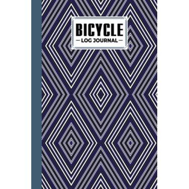 Imagem de Bicycle Log Journal: diagonal Cover Bicycle Log Journal, Training Notebook For Cyclists & Cycling Enthusiasts, 120 Pages, Size 6" x 9" by Fatma Eder