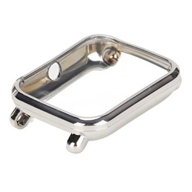Imagem de Capa para relógio, estojo flexível à prova de choque e de borda completa, resistente ao desgaste, posicionamento preciso para Huami Amazfit POP(Prata)