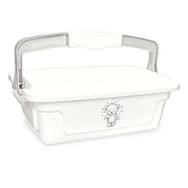 Imagem de Adoleta Bebê Organizador Infantil Com Alça 5 6 Litros Branco