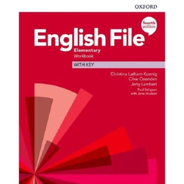Imagem de English File Elementary - Workbook With Key - Fourth Edition