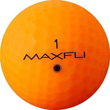 Imagem de Maxfli Bolas de golfe StraightFli laranja fosco