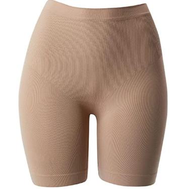 Imagem de Bermuda Modeladora Feminina Cintas Cintura Quadril Macio Celulite Jeans Vestido Modelar Bumbum