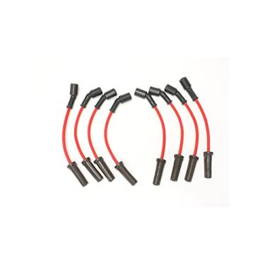 Imagem de Pertronix Fio de vela de ignição 808423 vermelho 8 mm para motor GM LS3 de 8 cilindros