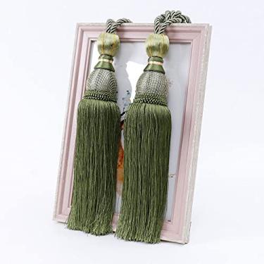 Imagem de Amarrações de cortina simples borla de cortina pendurada bola de ligação de corda acessórios de alça de cortina pendurada, T3,4 pcs